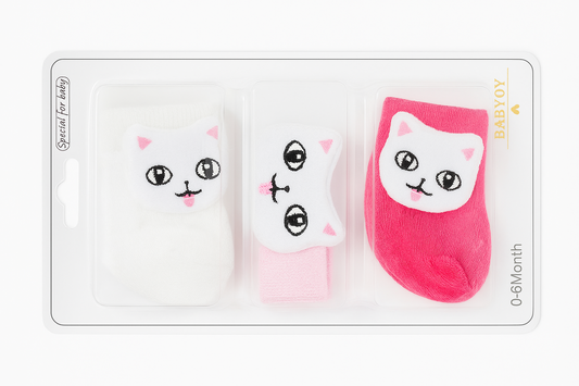 Multi Socks Pack of 2 and Headband Set