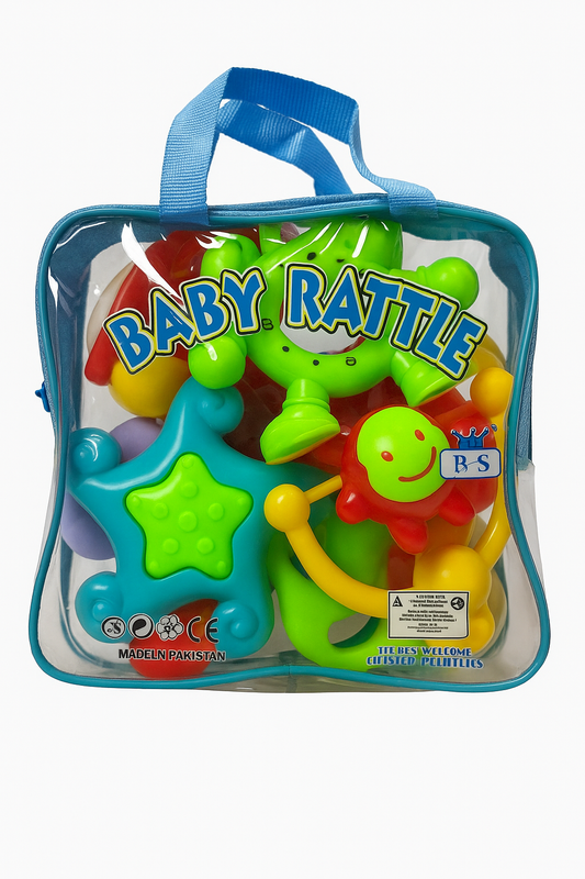Baby Rattle Set – Safe & Colorful Infant Toys