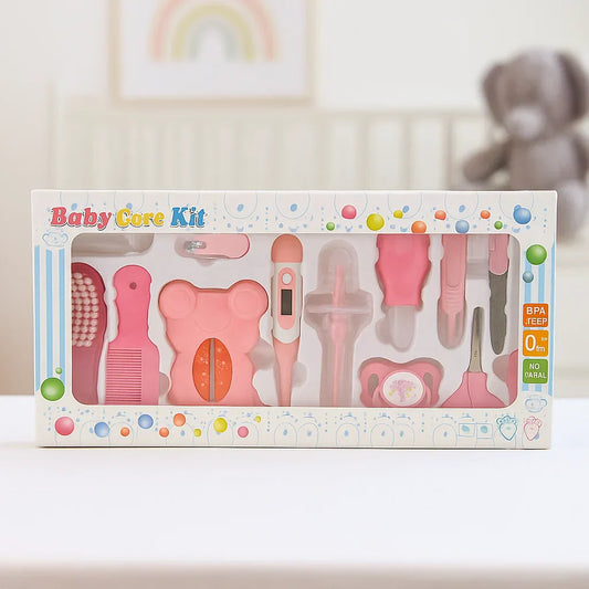 13 Pcs Pink Baby Care Kit