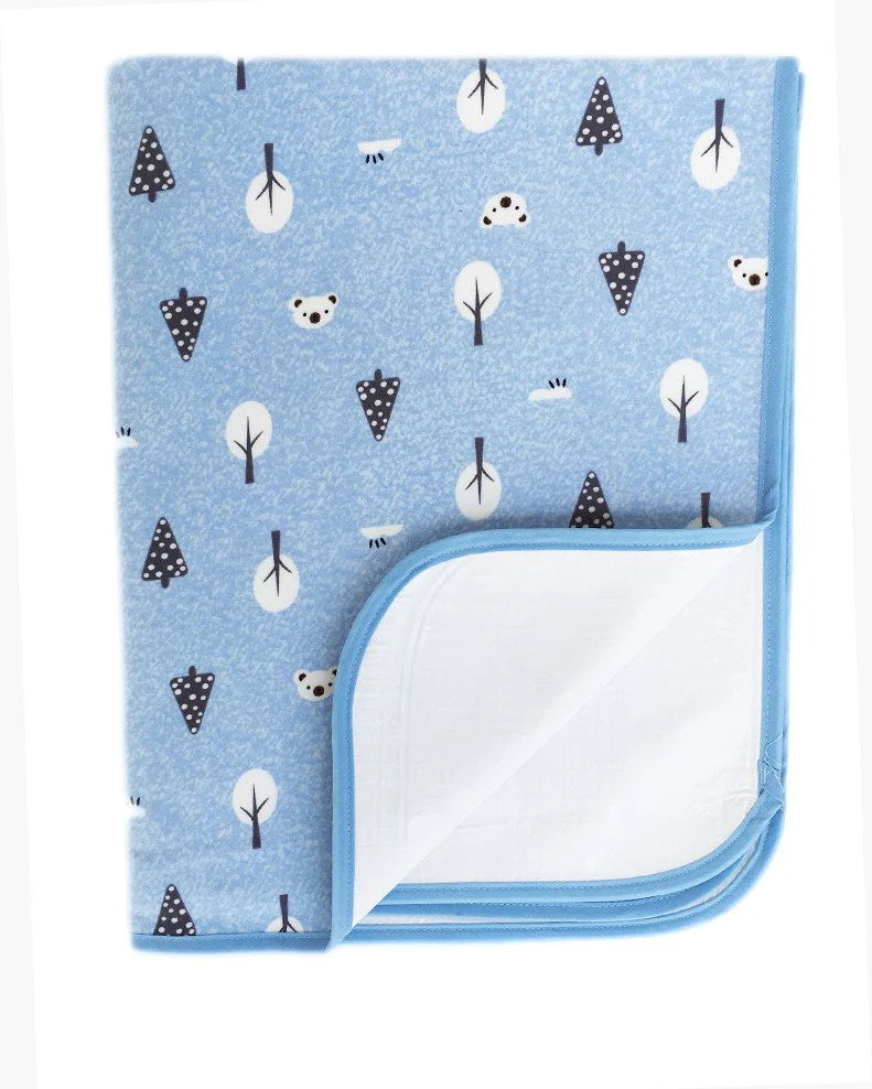 Baby Changing Mat in Blue – Comfortable & Easy to Clean