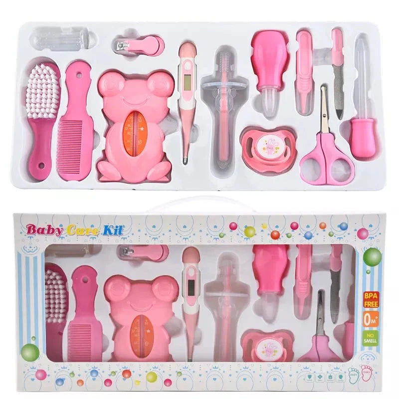 13 Pcs Pink Baby Care Kit