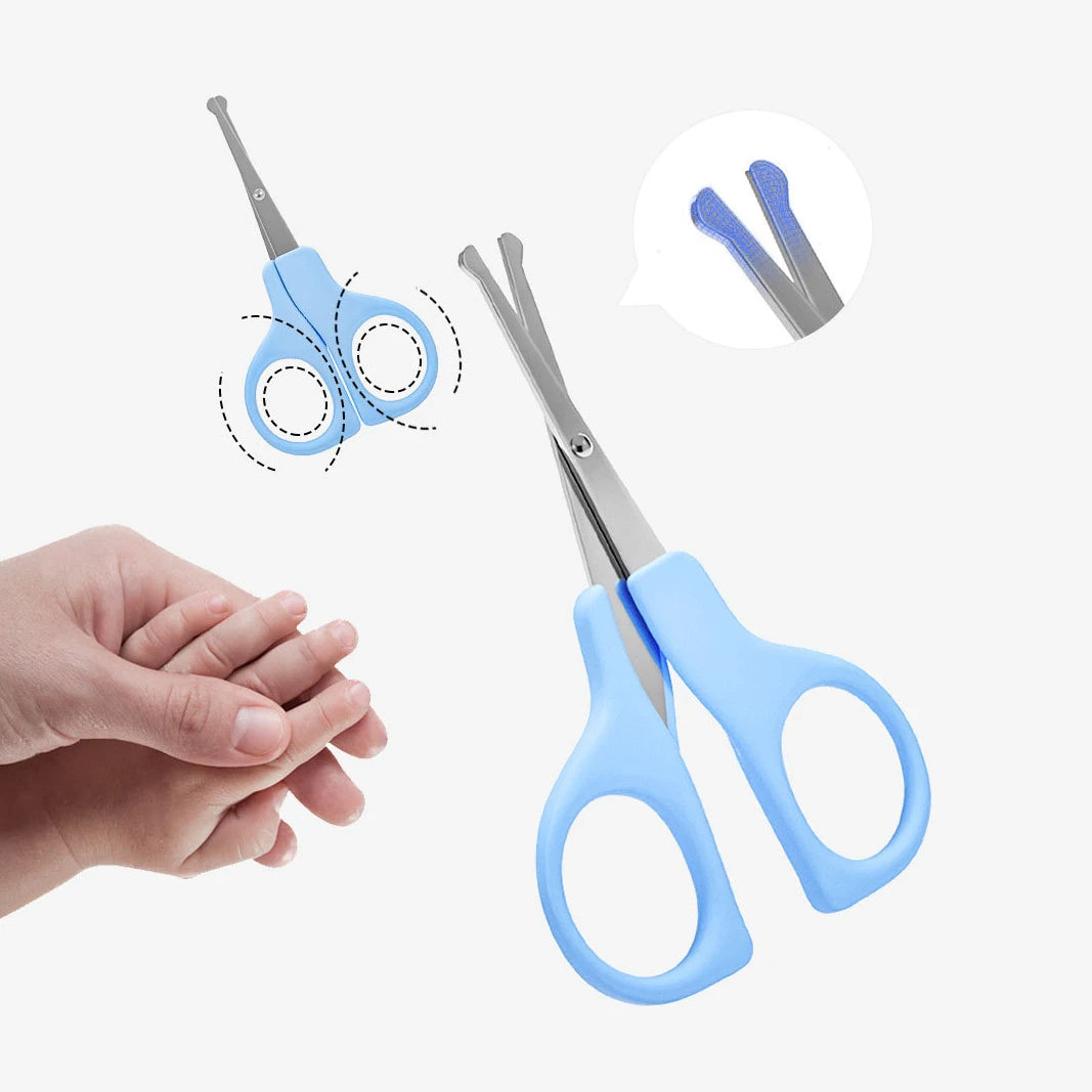 17Pcs Set Care Kit Newborn Nail Hair Thermometer Grooming Brush Clipper Scissor Multifunction Kid Toiletries Kits Baby Care