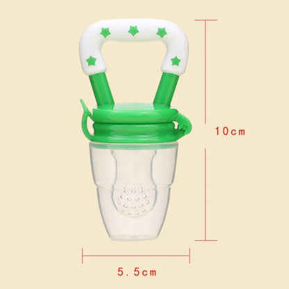 Green Silicone Baby Fruit Feeder & Food Pacifier – Molar Stick
