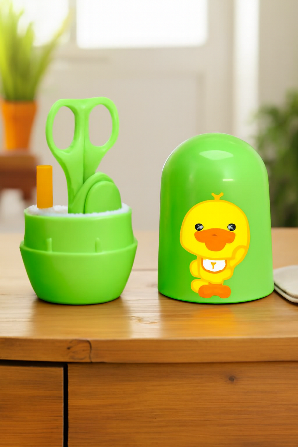 4PC Newborn Grooming Kit – Green | Baby Care Set