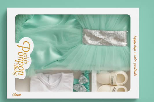 0-3M Girls Frock Set