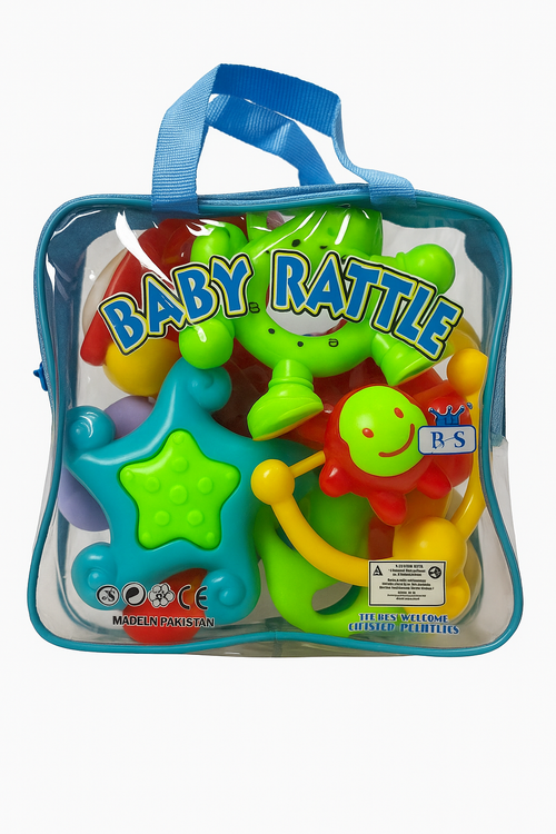 Baby Rattle Set – Safe & Colorful Infant Toys