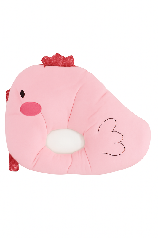 Soft Pink Baby Pillow – Gentle Support for Newborns