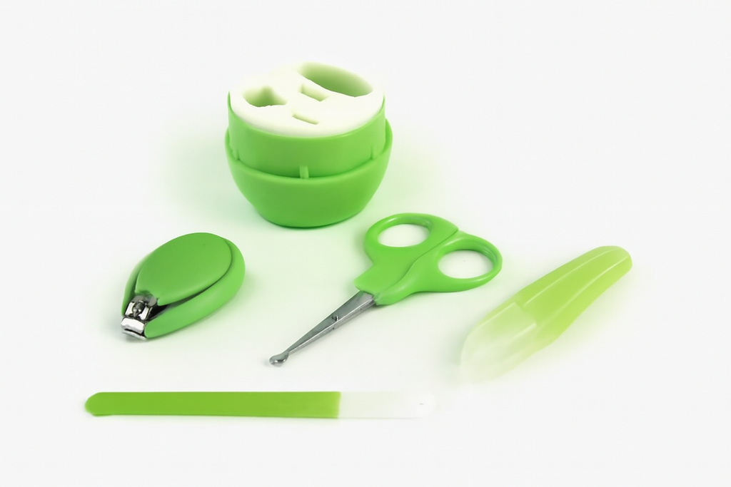 4PC Newborn Grooming Kit – Green | Baby Care Set