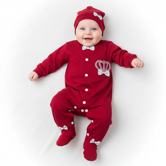 Baby Gift Set Pack Of 3 Crown Maroon - Sunshine