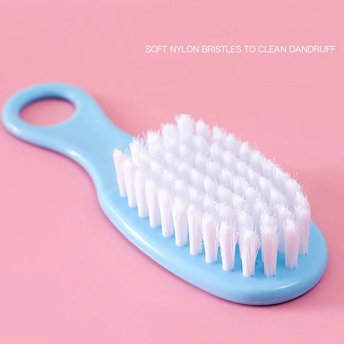 Baby Nail Clippers Blue Set with 6-Piece Baby Care & Wash Brush Set