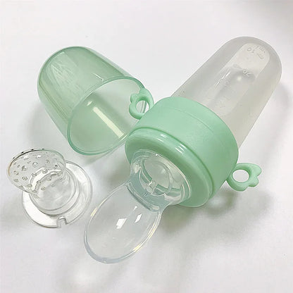 Baby 2 in 1 Silicone Food Feeder & Fruit Feeder Nibbler