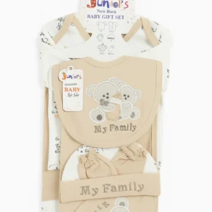 Newborn Baby 7Pcs Gift Set Bear Beige - Journey