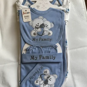 Newborn Baby 7Pcs Gift Set Bear Purple- Journey